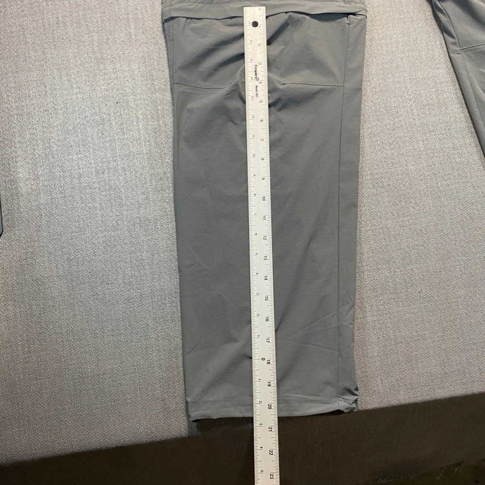 The North Face Mens XXXL Grey Convertible Hiking Cargo Pants Zip Off Trousers